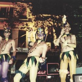 Jesters and Fairies, Sydney Gay and Lesbian Mardi Gras parade, Oxford Street Darlinghurst, 1998