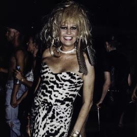 Les Girl Carlotta, Sydney Gay and Lesbian Mardi Gras parade, Oxford Street Darlinghurst, 1998