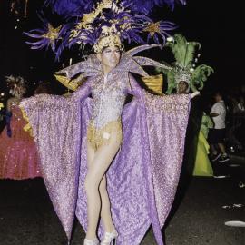 Drag entrant in Sydney Gay and Lesbian Mardi Gras Parade, Darlinghurst, 1999