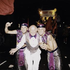 Bernard King in Sydney Gay and Lesbian Mardi Gras Parade, Darlinghurst, 1999