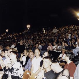 Spectators at Sydney Gay and Lesbian Mardi Gras Parade, Darlinghurst, 1999