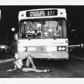 Parade entrant, Sydney Gay and Lesbian Mardi Gras Parade, Oxford Street Darlinghurst, 1996