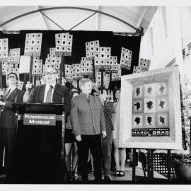 Mardi Gras Festival Launch, Powerhouse Museum, Harris Street Ultimo, 1995