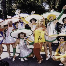Drag Queens at Sydney Gay and Lesbian Mardi Gras Festival, Oxford Street Darlinghurst, 1999