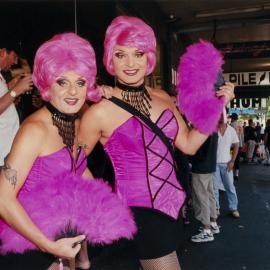 Drag queens for Shop Yourself Stupid fundraiser event, Oxford Street Darlinghurst, 2001