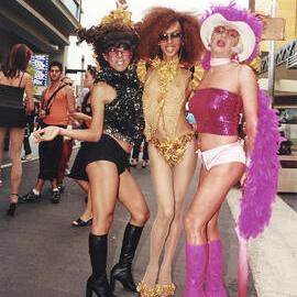 Frocks @ Fox fashion parade, Fox Studios Moore Park, 2001