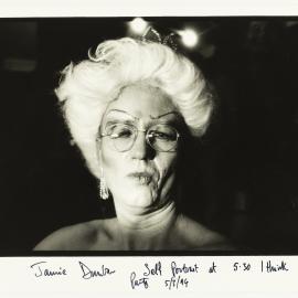 Jamie Dunbar self portrait, Sydney Gay and Lesbian Mardi Gras Party, RAS Sydney Showground Moore Park, 1994