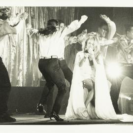 Performers at the Sydney Gay and Lesbian Mardi Gras Party, Moore Park, 1996