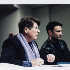 Jane Marsden at a Sydney Star Observer meeting, 2000