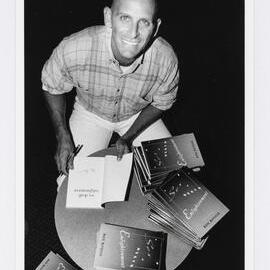 Mark Matousek at Gilligans book signing event, Oxford Street Darlinghurst, 1996