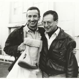 Murray McLachlan and Rick at Pride Fair Day, 1996