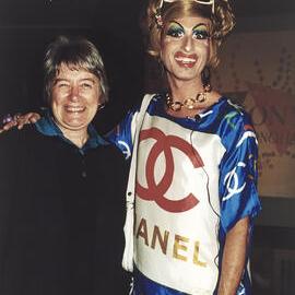 Dorothy McRae-McMahon with Vanessa Wagner, 1998