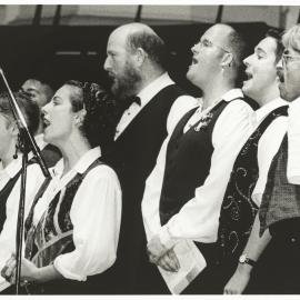 Metropolitan Community Church Christmas Eve celebration, Sydney Town Hall, George Street Sydney, 1997