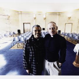 Reverends Elder Darlene Garner and Greg Smith at Crystal Street Cathedral, Petersham, 2000