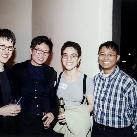 Attendees at first Lemons social event, 1999