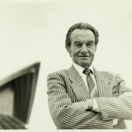 Steve Ostrow, LGBTQ rights activist and owner of Continental Baths, at the Sydney Opera House, 1991