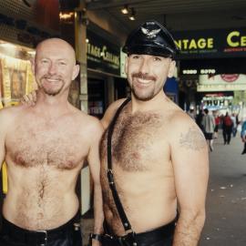 Party goers on Oxford Street Darlinghurst, 1999