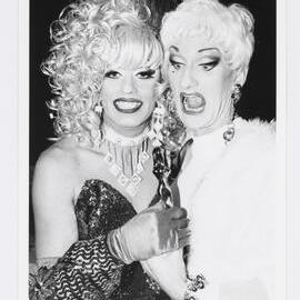 Drag queens Betty Windsor and Cindy Pastel receive awards, Drag Industry Variety Awards (DIVA), 1995

