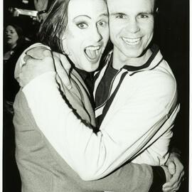 Attendees at Performance Space on Cleveland Street Redfern, 1996