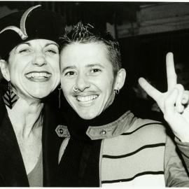 Attendees at Performance Space on Cleveland Street Redfern, 1996