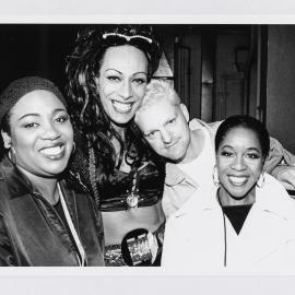 Attendees post show at Stonewall Hotel, Oxford Street Darlinghurst, 1997