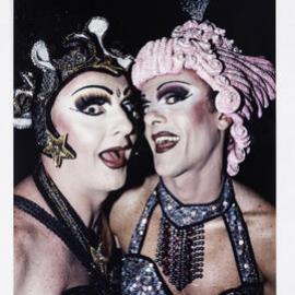 PRIDE party attendees in drag, 2000