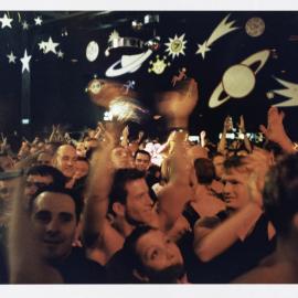 Dancing at space themed PRIDE New Years Eve Party, 1999