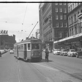 Liverpool Street at Hyde Park South Sydney, 1960