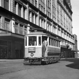 Castlereagh Street between Goulburn Street and Liverpool Street Sydney, 1957