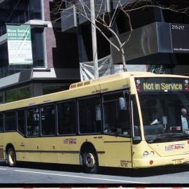 Bus outside 215-217 Clarence Street Sydney, 2009