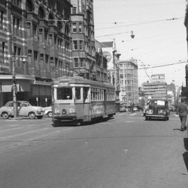 Elizabeth Street at Liverpool Street Sydney, 1960