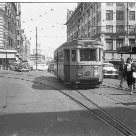 Elizabeth Street at Liverpool Street Sydney, 1960