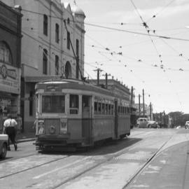 Cleveland Street at Crown Street and Baptist Street Surry Hills, 1960