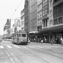 Elizabeth Street at Bathurst Street Sydney, 1961