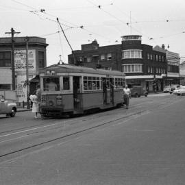 Oxford Street at South Dowling Street and Victoria Street Darlinghurst, 1960