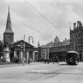 Queens Square, corner of King and Macquarie Streets Sydney, circa 1902