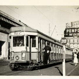 Alfred Street at Loftus Street Sydney, 1958