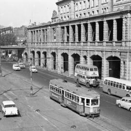 Eddy Avenue near Pitt Street Central Railway Sydney, 1959