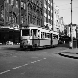 Castlereagh Street at Park Street Sydney, 1957