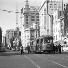 George Street at Bathurst Street Sydney, 1958