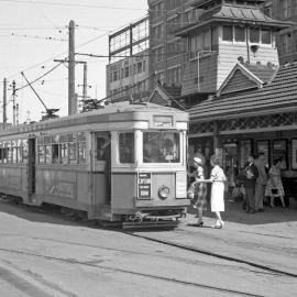 Tram in Railway Square Haymarket, 1960