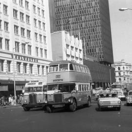 George Street at Park Street and Druitt Street Sydney, 1971