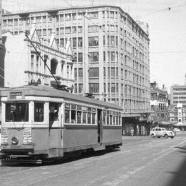 Elizabeth Street at Goulburn Street Sydney, 1960