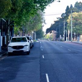 Chalmers Street Surry Hills, COVID-19 lockdown, 2021