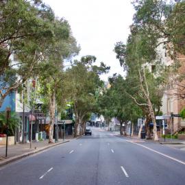 Elizabeth Street Surry Hills, COVID-19 lockdown, 2021