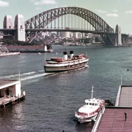Sydney Harbour Bridge from Circular Quay Sydney, circa 1962-1975