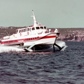 Hydrofoil in Sydney Harbour, Sydney, circa 1963-1975