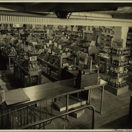 Grocery department, Brennans, King Street Newtown, no date