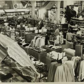 Mercery, haberdashery and hosiery departments, Brennans, King Street Newtown, 1965