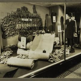 Sweet Bros window display, Brennans department store, King Street Newtown, no date